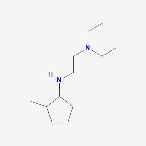 molecular formula C12H26N2 B15276791 N1,N1-Diethyl-N2-(2-methylcyclopentyl)ethane-1,2-diamine 