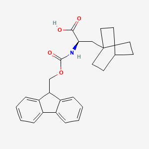 (R)-2-((((9H-Fluoren-9-yl)methoxy)carbonyl)amino)-3-(bicyclo[2.2.2]octan-1-yl)propanoic acid