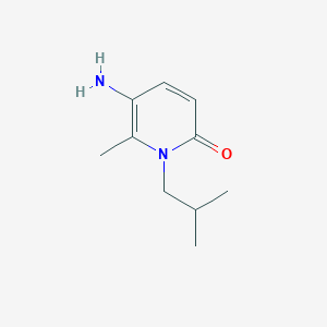 5-Amino-6-methyl-1-(2-methylpropyl)-1,2-dihydropyridin-2-one