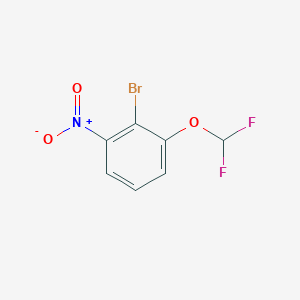B1527690 2-Bromo-1-(difluoromethoxy)-3-nitrobenzene CAS No. 1174315-54-8