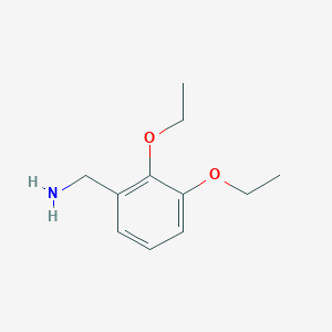 molecular formula C11H17NO2 B15276930 (2,3-Diethoxyphenyl)methanamine 