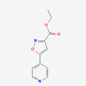 Ethyl 5-(pyridin-4-yl)isoxazole-3-carboxylate