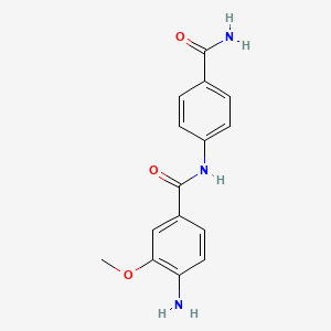 Benzamide, 4-amino-N-[4-(aminocarbonyl)phenyl]-3-methoxy-