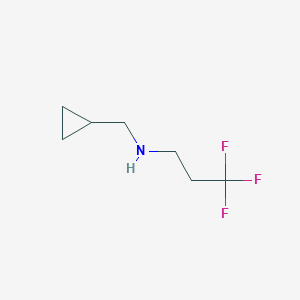 (Cyclopropylmethyl)(3,3,3-trifluoropropyl)amine