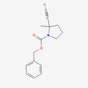 Benzyl 2-ethynyl-2-methylpyrrolidine-1-carboxylate