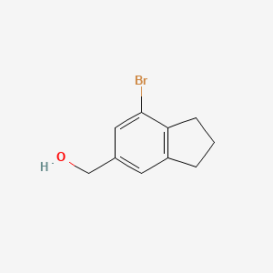 (7-Bromo-2,3-dihydro-1H-inden-5-yl)methanol