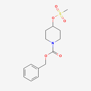 B1527705 Benzyl 4-((methylsulfonyl)oxy)piperidine-1-carboxylate CAS No. 199103-19-0