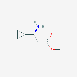 methyl (3R)-3-amino-3-cyclopropylpropanoate