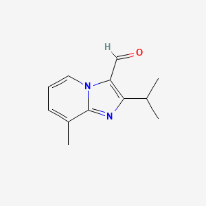 8-Methyl-2-(propan-2-YL)imidazo[1,2-A]pyridine-3-carbaldehyde