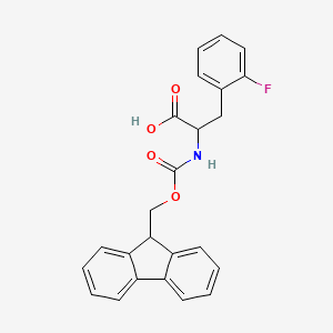 2-((((9H-Fluoren-9-yl)methoxy)carbonyl)amino)-3-(2-fluorophenyl)propanoic acid