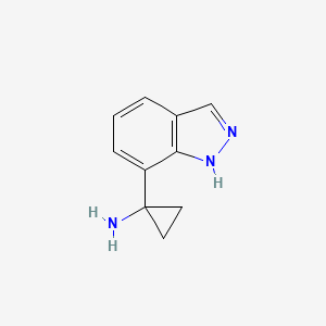 1-(1H-indazol-7-yl)cyclopropan-1-amine