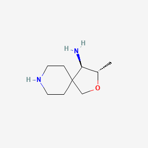 (3S,4R)-3-Methyl-2-oxa-8-azaspiro[4.5]decan-4-amine