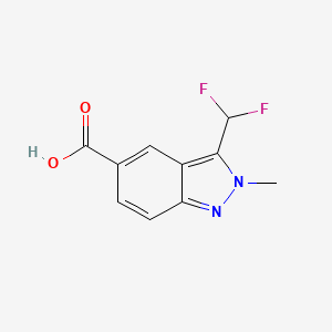 3-(Difluoromethyl)-2-methyl-2H-indazole-5-carboxylic acid