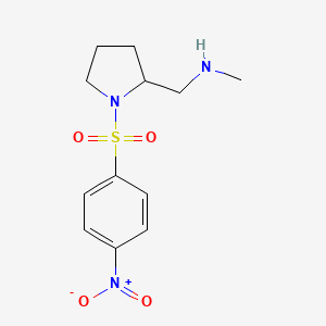 Methyl({[1-(4-nitrobenzenesulfonyl)pyrrolidin-2-yl]methyl})amine