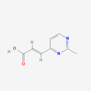 3-(2-Methylpyrimidin-4-yl)acrylic acid