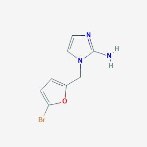 1-[(5-Bromofuran-2-YL)methyl]-1H-imidazol-2-amine