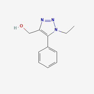 (1-Ethyl-5-phenyl-1H-1,2,3-triazol-4-YL)methanol