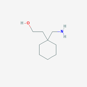 molecular formula C9H19NO B1527731 2-[1-(氨基甲基)环己基]乙醇 CAS No. 1384429-71-3