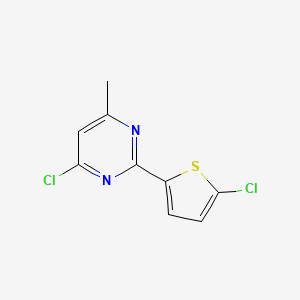 4-Chloro-2-(5-chlorothiophen-2-yl)-6-methylpyrimidine