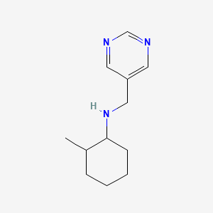 2-methyl-N-(pyrimidin-5-ylmethyl)cyclohexan-1-amine