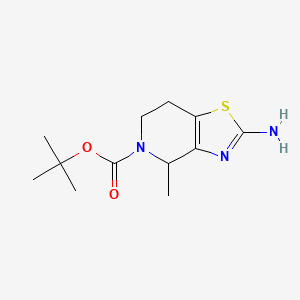 tert-Butyl 2-amino-4-methyl-6,7-dihydrothiazolo[4,5-c]pyridine-5(4H)-carboxylate