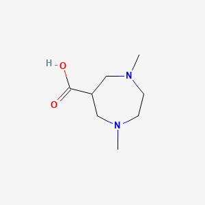 1,4-Dimethyl-1,4-diazepane-6-carboxylic acid