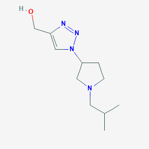 (1-(1-isobutylpyrrolidin-3-yl)-1H-1,2,3-triazol-4-yl)methanol