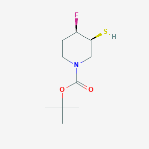 tert-Butyl (3S,4R)-4-fluoro-3-mercaptopiperidine-1-carboxylate