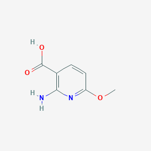 molecular formula C7H8N2O3 B1527747 2-氨基-6-甲氧基烟酸 CAS No. 1196156-84-9