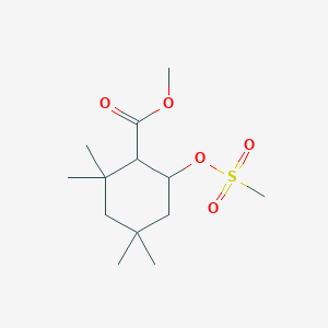 Methyl 2,2,4,4-Tetramethyl-6-((methylsulfonyl)oxy)cyclohexanecarboxylate