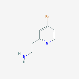 molecular formula C7H9BrN2 B1527756 2-(4-Bromopyridin-2-YL)ethanamine CAS No. 1060808-84-5