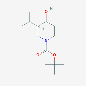 tert-Butyl 4-hydroxy-3-isopropylpiperidine-1-carboxylate