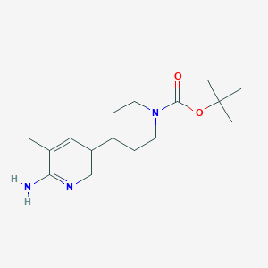 tert-Butyl 4-(6-amino-5-methylpyridin-3-yl)piperidine-1-carboxylate