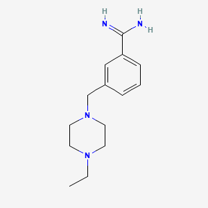 3-((4-Ethylpiperazin-1-yl)methyl)benzimidamide