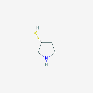 molecular formula C4H9NS B15277661 (R)-Pyrrolidine-3-thiol 