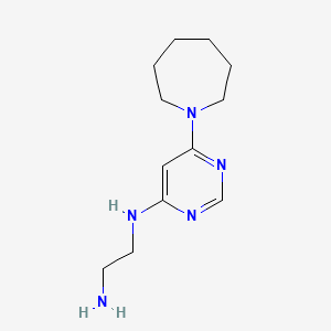 N1-(6-(azepan-1-yl)pyrimidin-4-yl)ethane-1,2-diamine