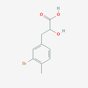 3-(3-Bromo-4-methylphenyl)-2-hydroxypropanoic acid