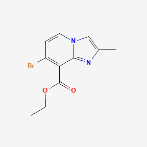 Ethyl 7-bromo-2-methylimidazo[1,2-a]pyridine-8-carboxylate