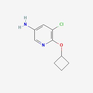 5-Chloro-6-cyclobutoxypyridin-3-amine