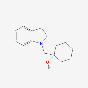 1-(Indolin-1-ylmethyl)cyclohexan-1-ol