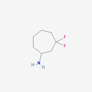 3,3-Difluorocycloheptan-1-amine