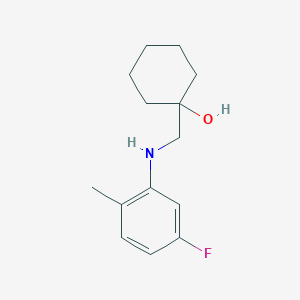 1-(((5-Fluoro-2-methylphenyl)amino)methyl)cyclohexan-1-ol