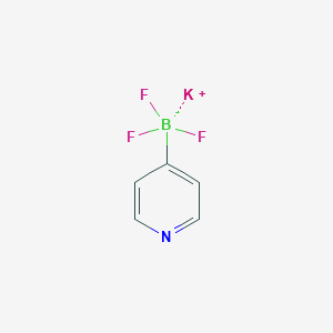 molecular formula C5H4BF3KN B152779 四氟硼酸钾 CAS No. 1111732-87-6