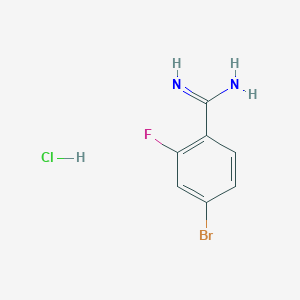 4-Bromo-2-fluorobenzimidamide hydrochloride