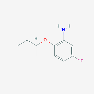 2-(Butan-2-yloxy)-5-fluoroaniline