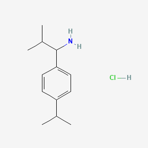 1-(4-Isopropylphenyl)-2-methylpropan-1-amine hydrochloride