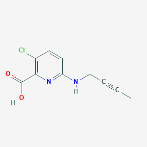 6-[(But-2-yn-1-yl)amino]-3-chloropyridine-2-carboxylic acid