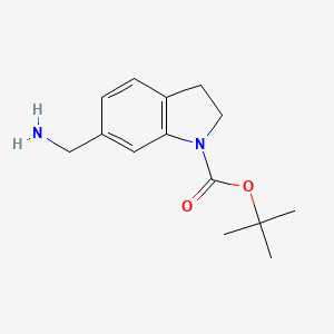 tert-Butyl 6-(aminomethyl)indoline-1-carboxylate