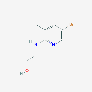 2-[(5-Bromo-3-methyl-2-pyridinyl)amino]-1-ethanol