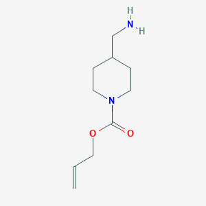 molecular formula C10H18N2O2 B1527803 4-氨甲基-哌啶-1-甲酸烯丙酯 CAS No. 885274-93-1